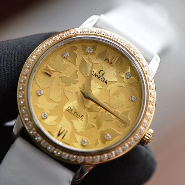 SSS厂欧米茄碟飞系列蝶舞女士手表424.27.33.60.58.001腕表