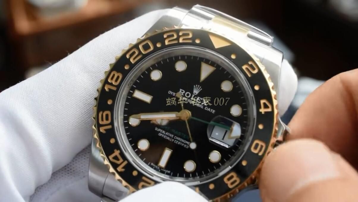 视频评测AR厂劳力士间金格林尼治型II手表116713-LN-78203腕表 / R676