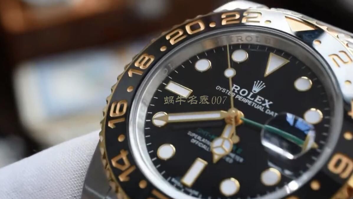 视频评测AR厂劳力士间金格林尼治型II手表116713-LN-78203腕表 / R676