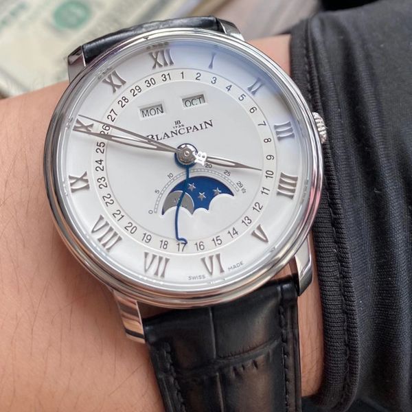 视频评测OM厂V3版本6654  宝珀经典月相6654-1127-55B 