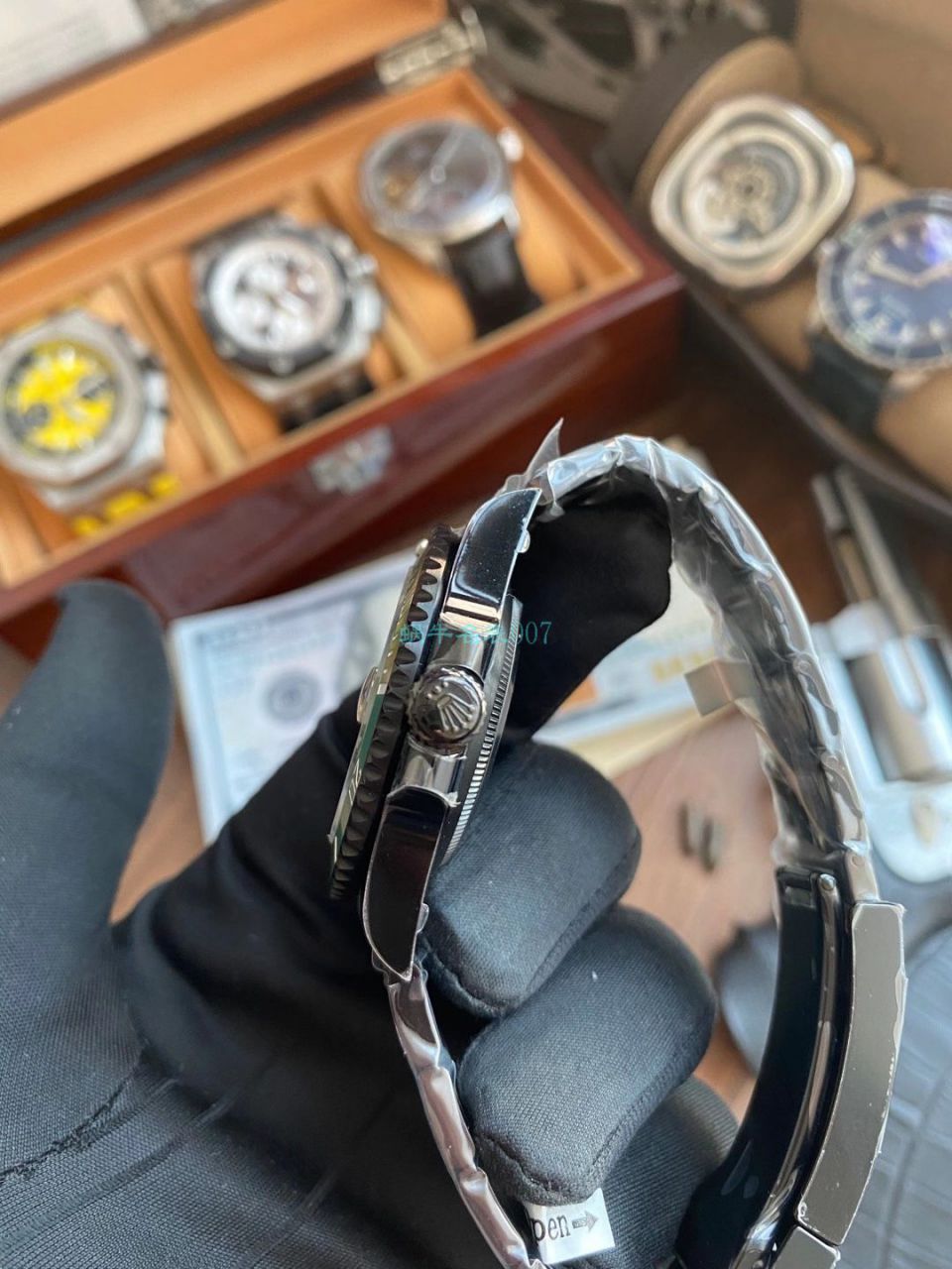 V9厂劳力士水鬼BLAKEN  SUBMARINER  DATE LV官方同款曜黑改装版 / R670