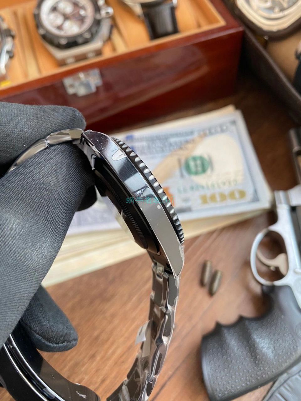 V9厂劳力士水鬼BLAKEN  SUBMARINER  DATE LV官方同款曜黑改装版 / R670