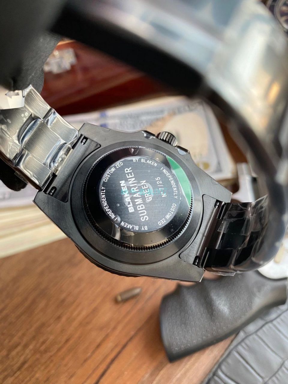 V9厂劳力士水鬼BLAKEN  SUBMARINER  DATE LV官方同款曜黑改装版 / R670