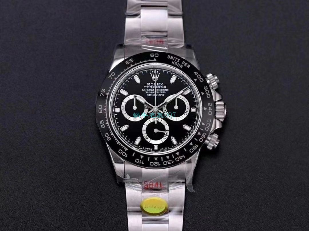 视频评测N厂V3劳力士迪通拿熊猫迪m116500ln-0001腕表 / R656