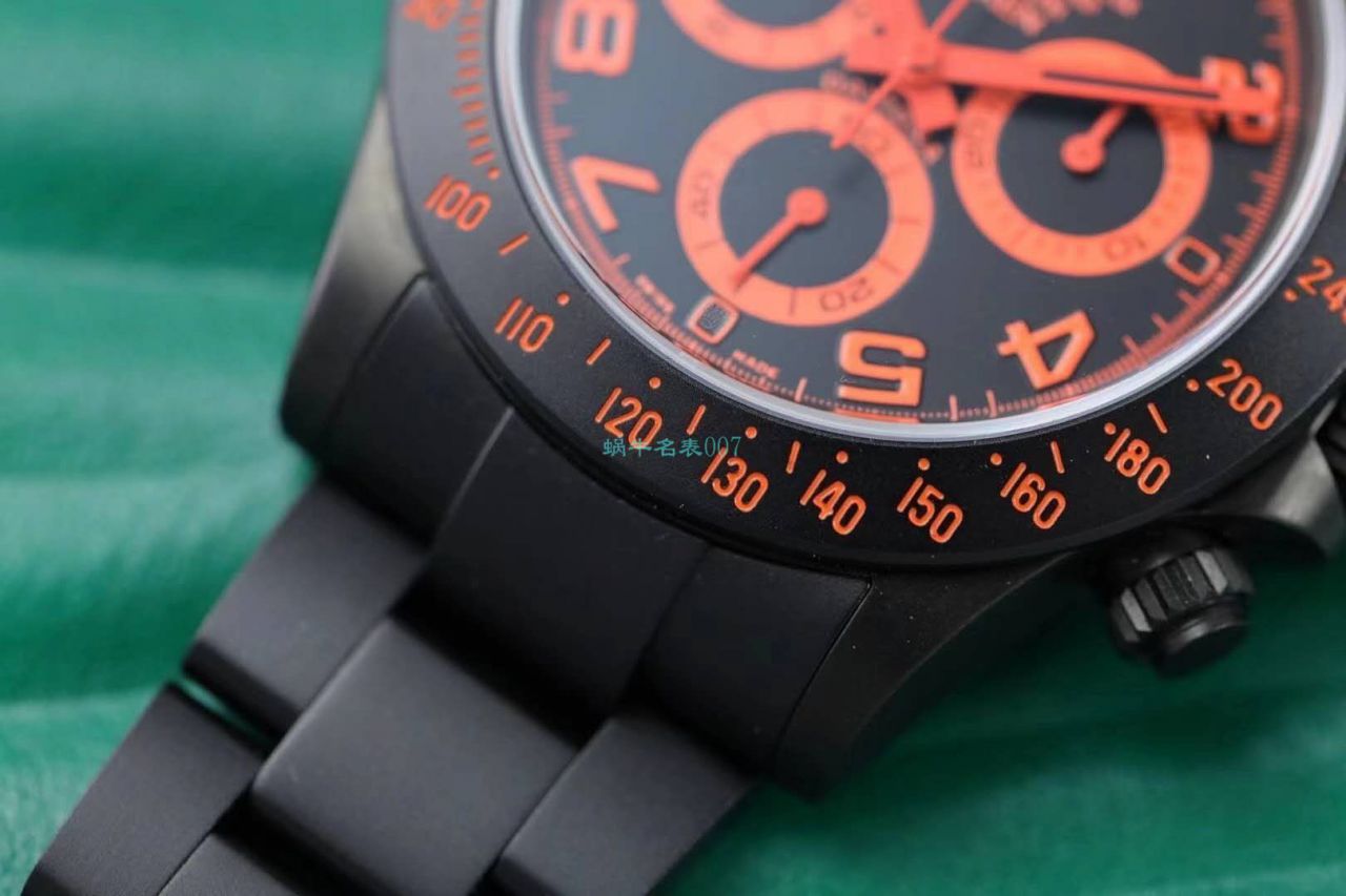   IPK厂劳力士迪通拿  Blaken改装磨砂碳化黑腕表以N厂超级4130迪通拿为基础 / R686
