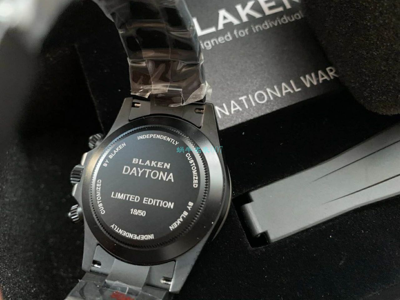   IPK厂劳力士迪通拿  Blaken改装磨砂碳化黑腕表以N厂超级4130迪通拿为基础 / R686