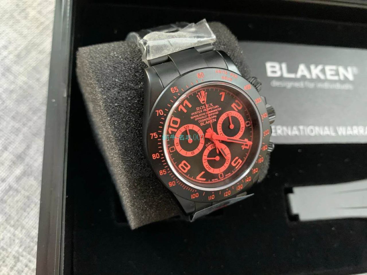   IPK厂劳力士迪通拿  Blaken改装磨砂碳化黑腕表以N厂超级4130迪通拿为基础 / R686