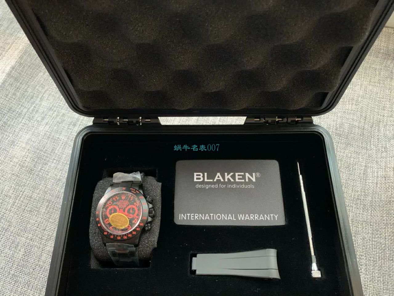   IPK厂劳力士迪通拿  Blaken改装磨砂碳化黑腕表以N厂超级4130迪通拿为基础 / R686