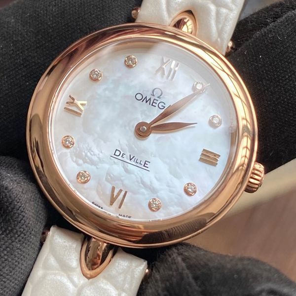 3S厂欧米茄碟飞典雅女表424.53.27.60.55.002腕表(Dewdrop)