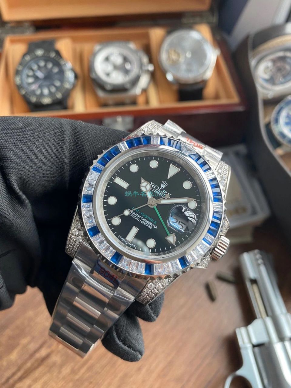 视频评测劳力士T钻奢华版格林尼治GMT / R703