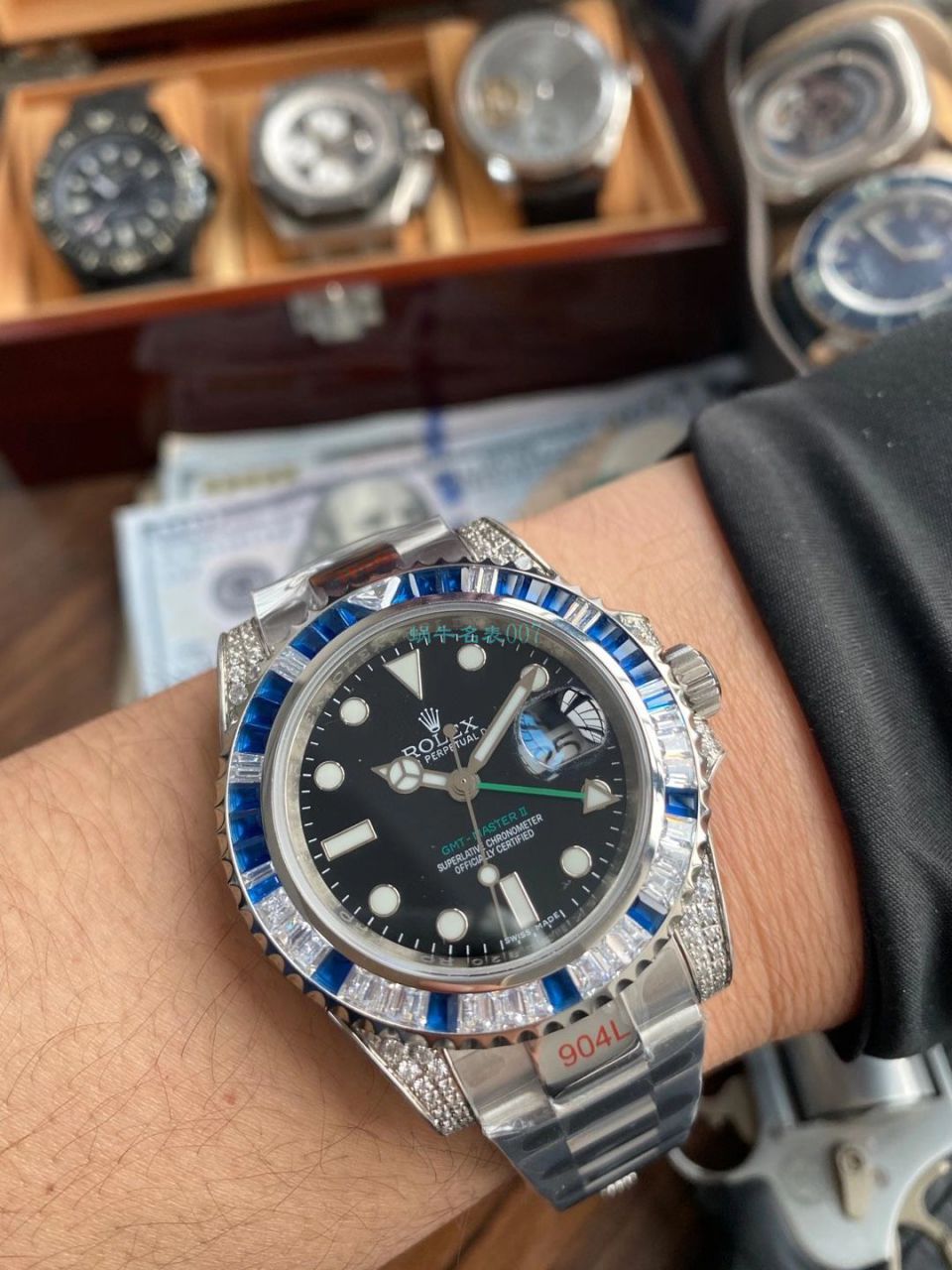 视频评测劳力士T钻奢华版格林尼治GMT / R703