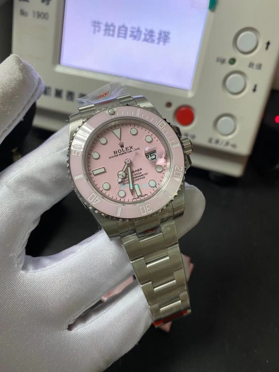 GM厂更新V2版本劳力士粉水鬼女士手表 / R719