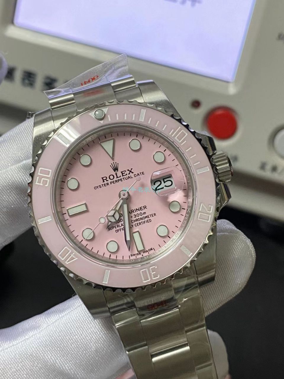 GM厂更新V2版本劳力士粉水鬼女士手表 / R719