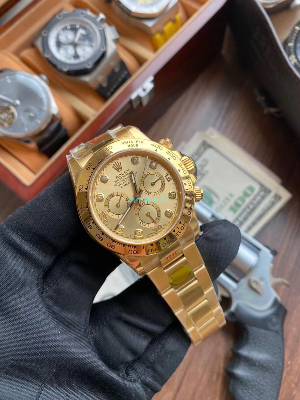 视频评测N厂劳力士超级4130迪通拿间金钻面m116503-0006 / R732