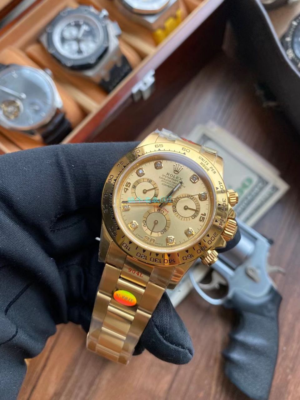 视频评测N厂劳力士超级4130迪通拿间金钻面m116503-0006 / R732