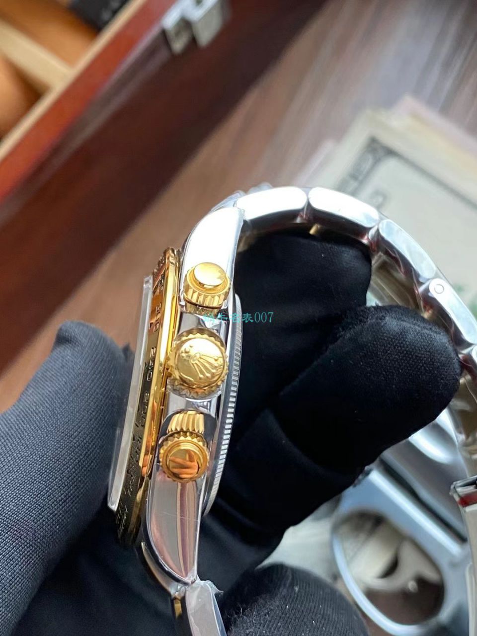 N厂劳力士4130迪通拿全金钻面m116508-0006腕表 / R730