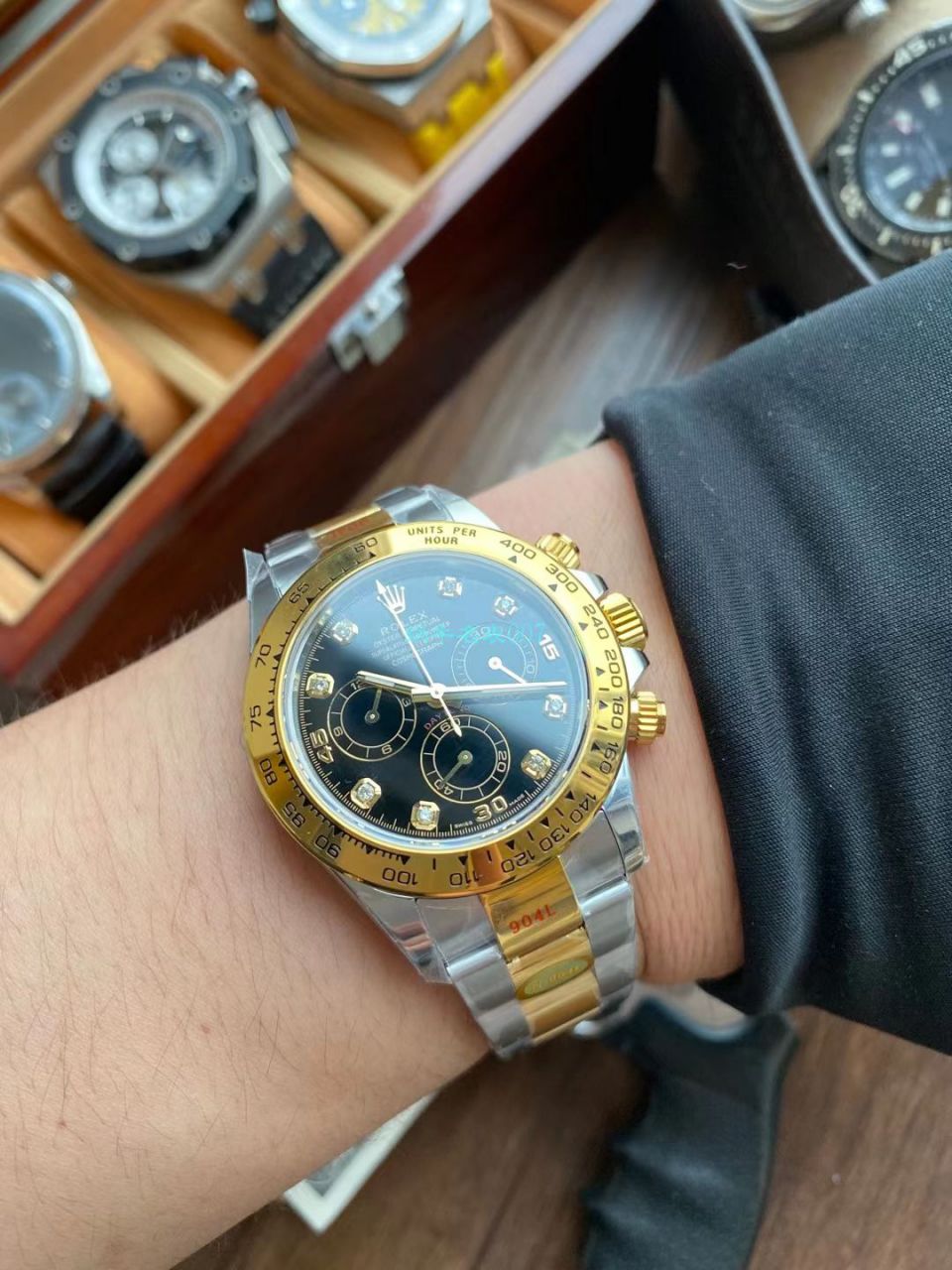 视频评测N厂劳力士超级4130迪通拿间金钻面m116503-0006 / R732