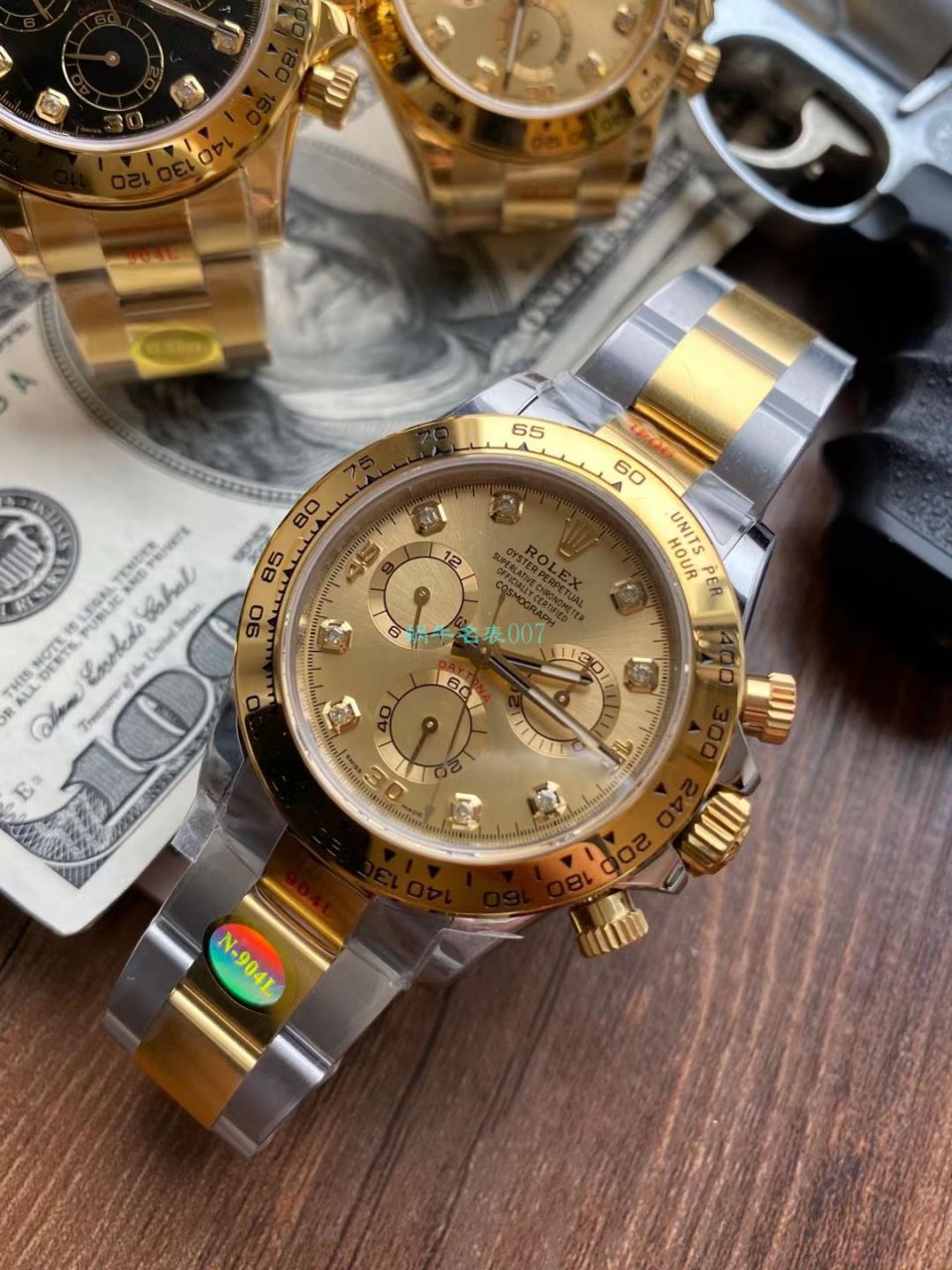 N厂劳力士4130迪通拿全金钻面m116508-0006腕表 / R730