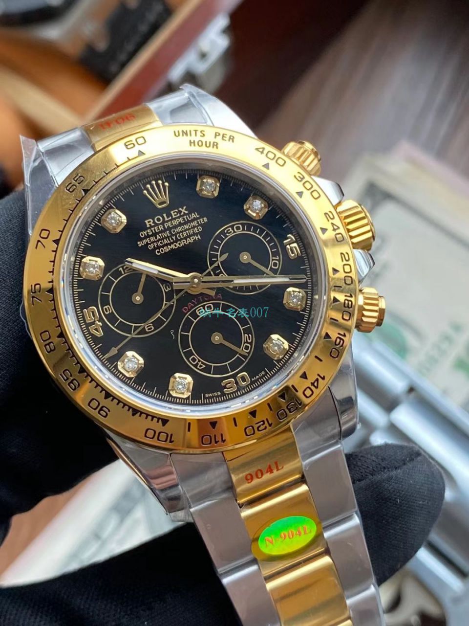 视频评测N厂劳力士超级4130迪通拿全金钻面m116508-0008腕表 / R729