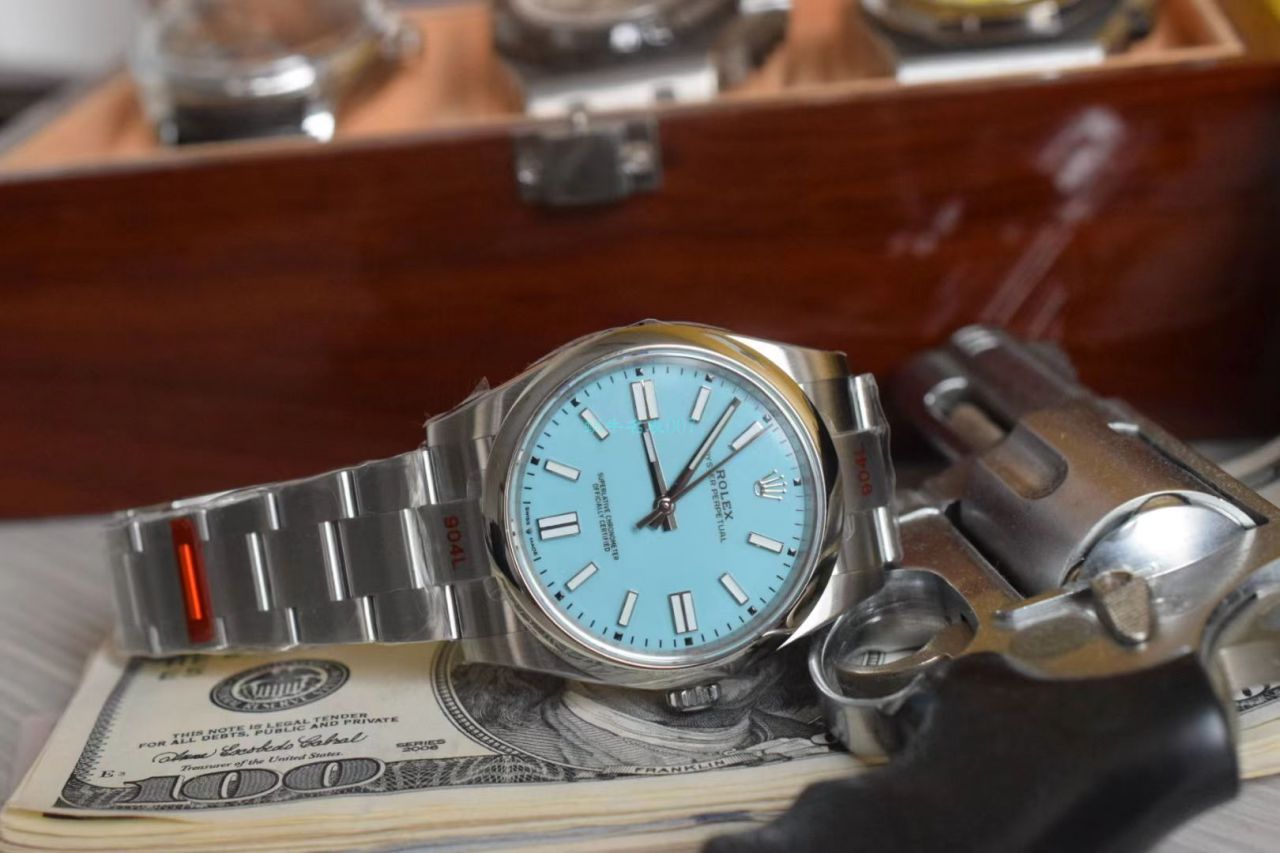 视频评测EW厂劳力士蚝式恒动41蒂芙尼蓝m124300-0006 / R722