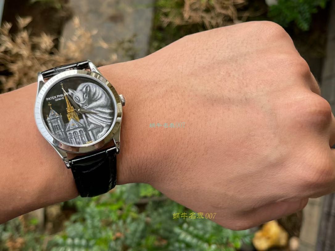 FL珐琅厂百达翡丽5077P微绘珐琅系列腕表「巴黎圣母院的石制怪兽」 / BD368