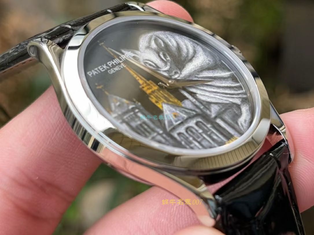 FL珐琅厂百达翡丽5077P微绘珐琅系列腕表「巴黎圣母院的石制怪兽」 / BD368