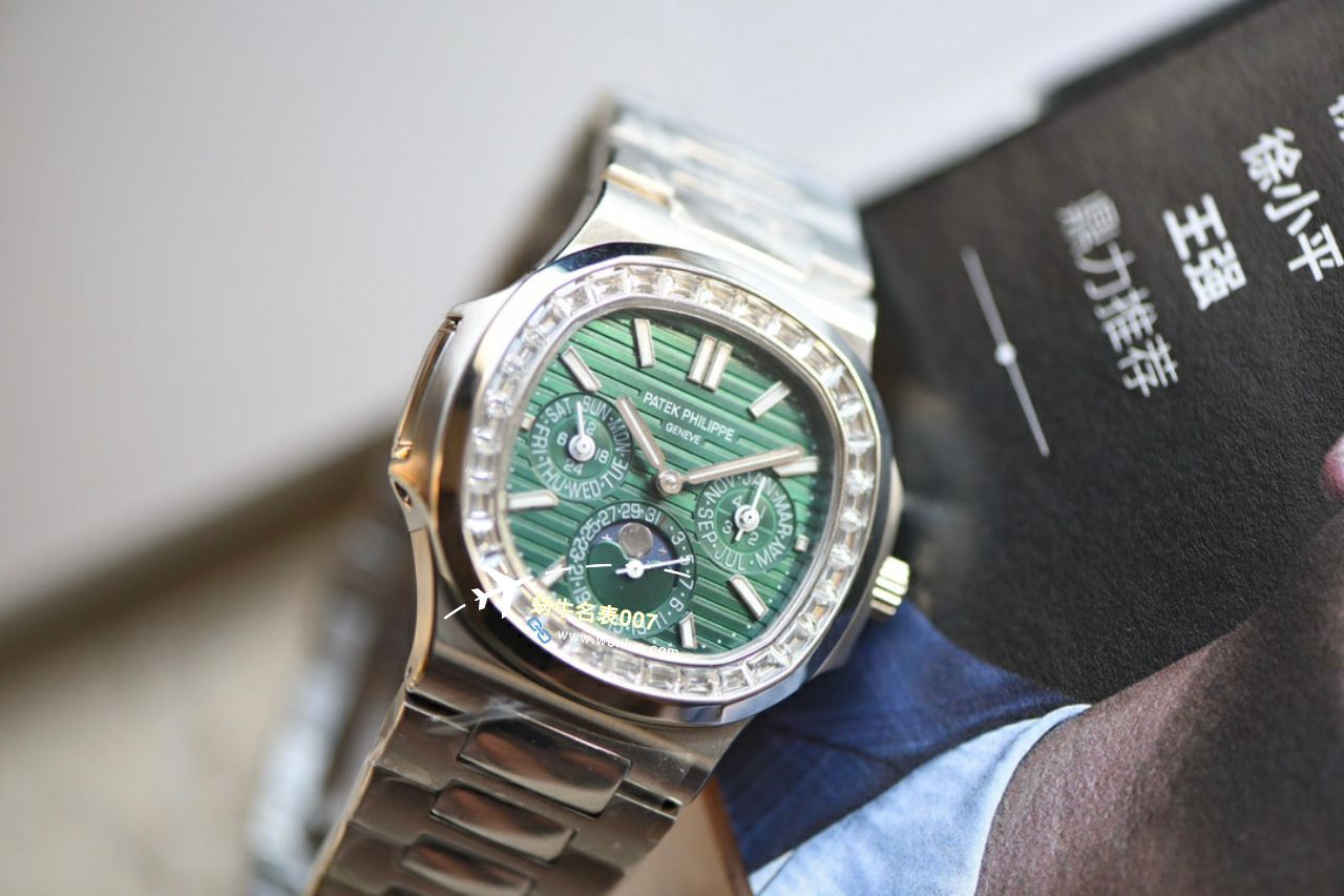 视频评测TW厂百达翡丽运动优雅系列鹦鹉螺5740/1G-001腕表 / BD369