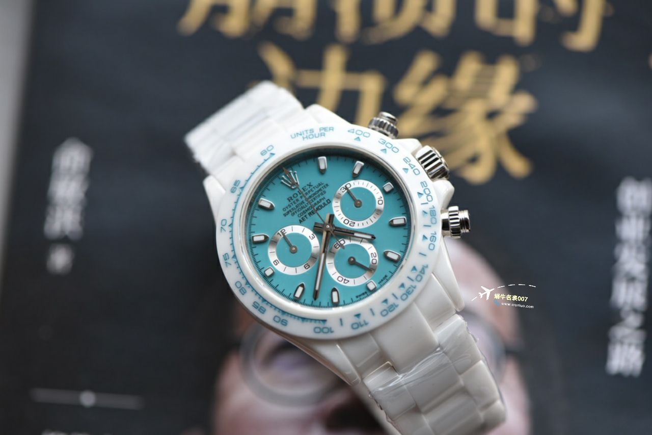 视频评测N厂劳力士迪通拿超级版本 4130一体机 AET特别改装版阿布扎比 / R761