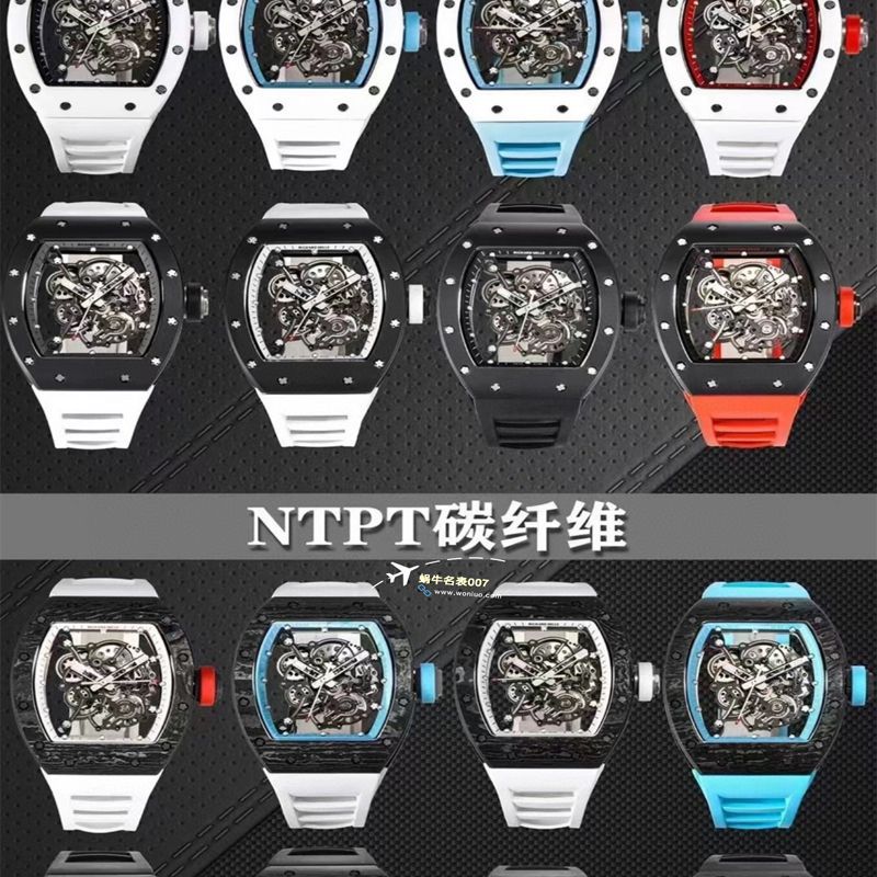 BBR厂理查德米勒RM055一体机芯手表/六点位飞轮可转