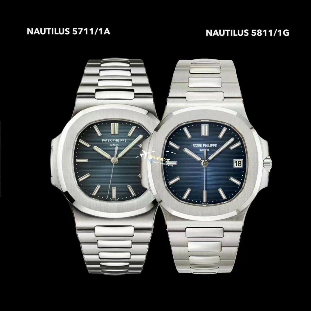 3K厂鹦鹉螺一体机百达翡丽5811/1G-001腕表 / BD376