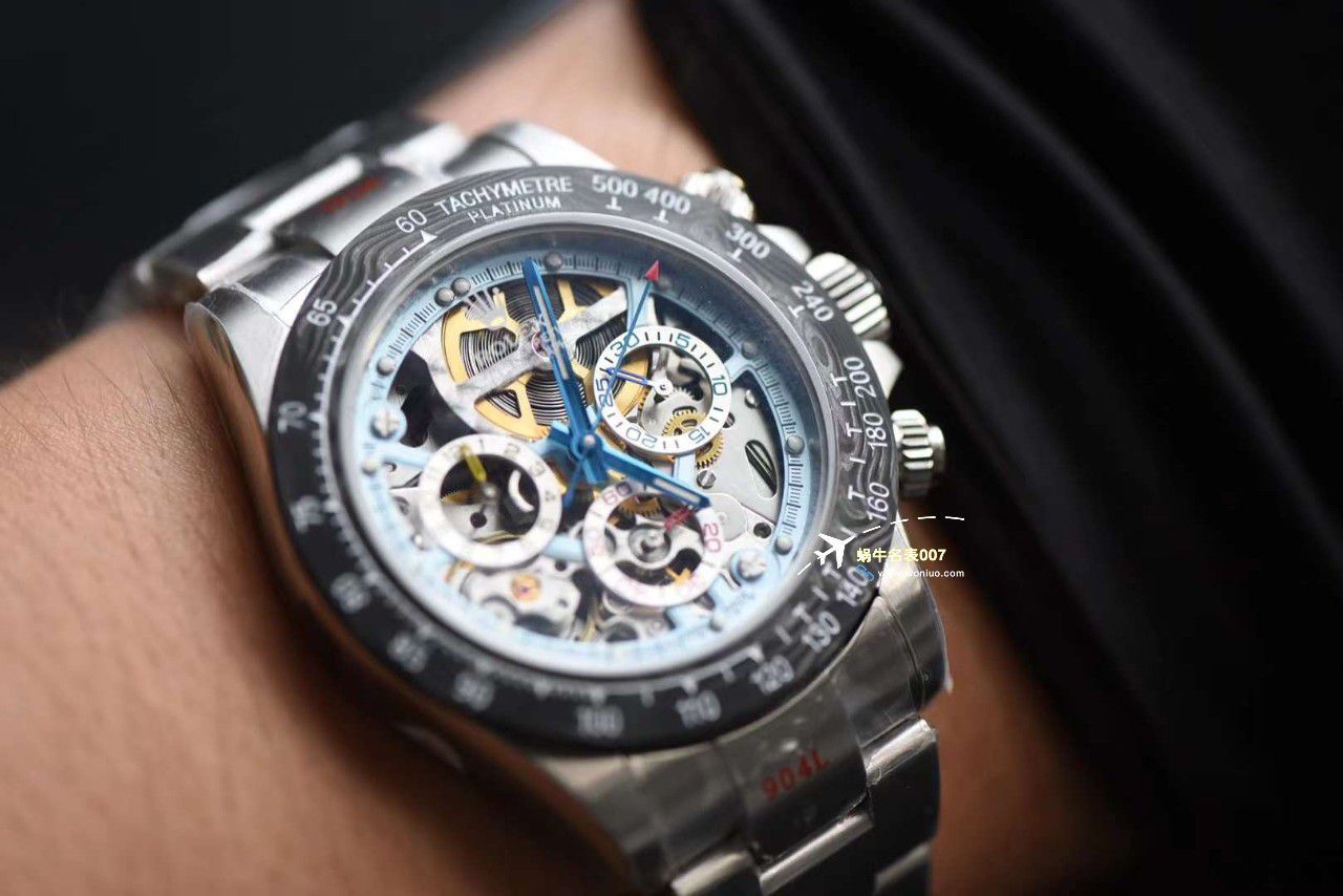N厂出品劳力士超级限定版镂空迪通拿独家4130计时镂空机芯腕表 / R776