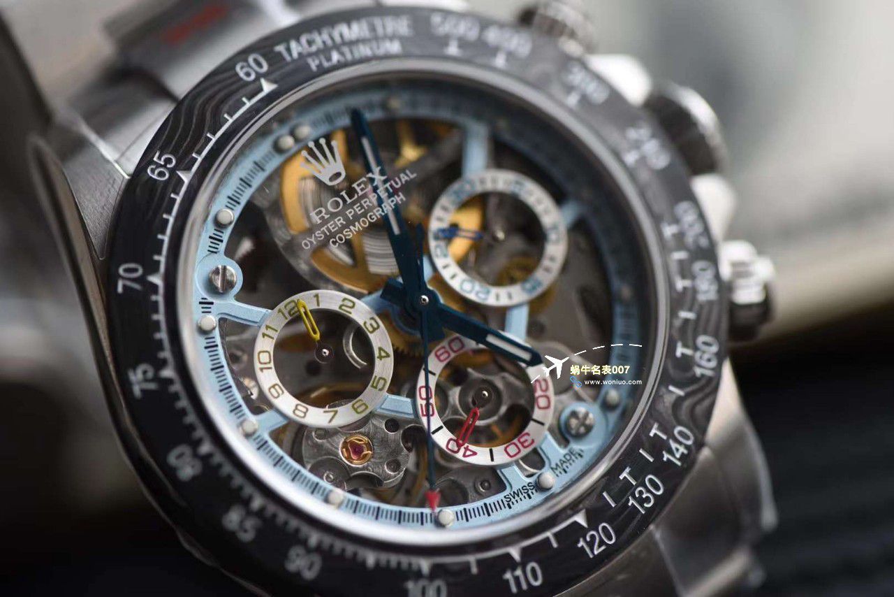 N厂出品劳力士超级限定版镂空迪通拿独家4130计时镂空机芯腕表 / R776