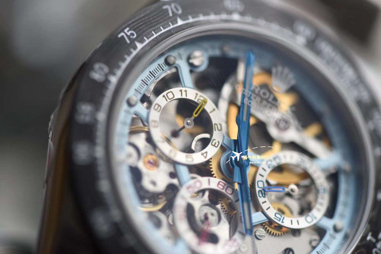 N厂出品劳力士超级限定版镂空迪通拿独家4130计时镂空机芯腕表 / R776