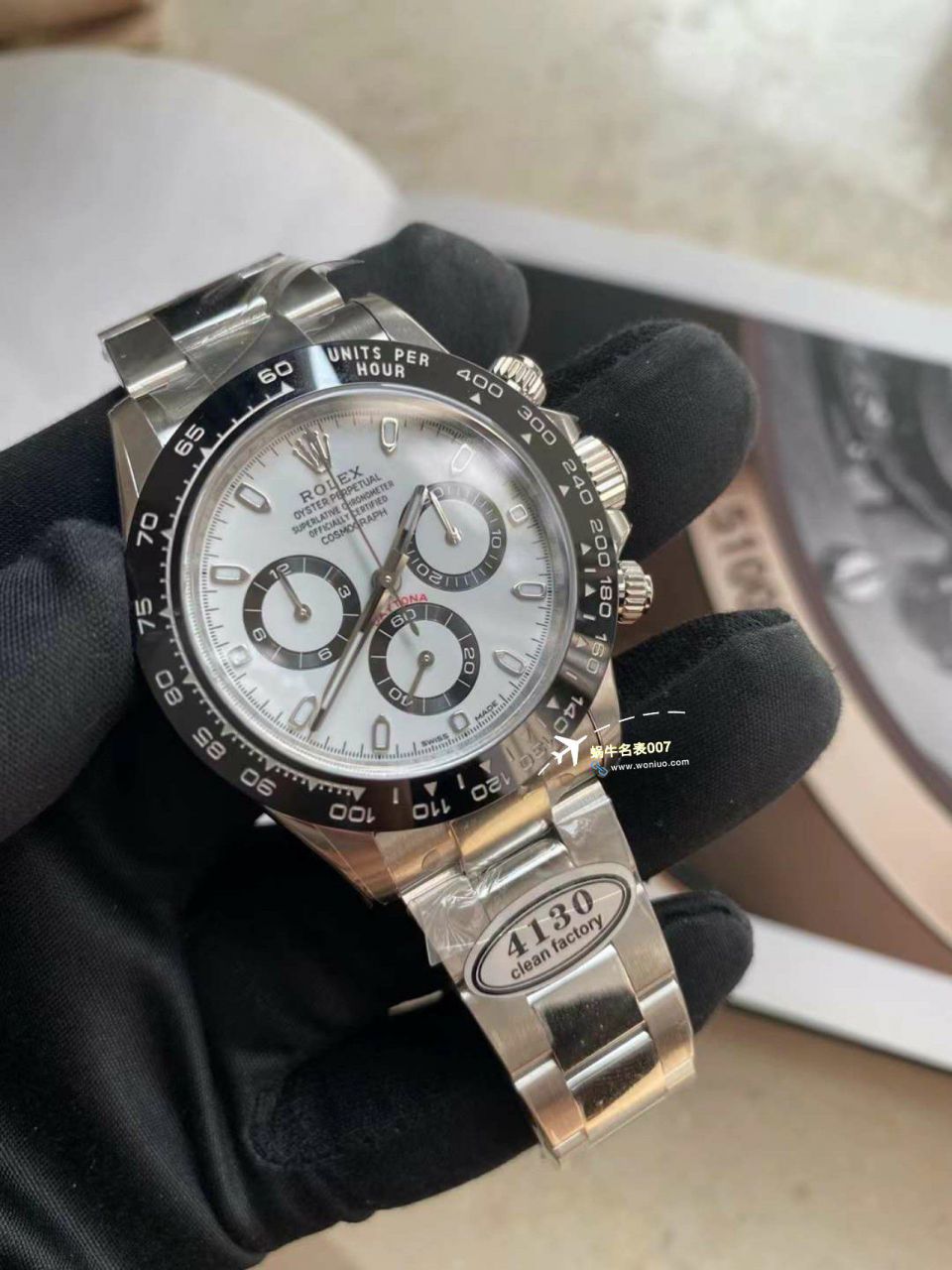 视频评测clean，C厂劳力士迪通拿熊猫迪m116500ln-0001 / R779