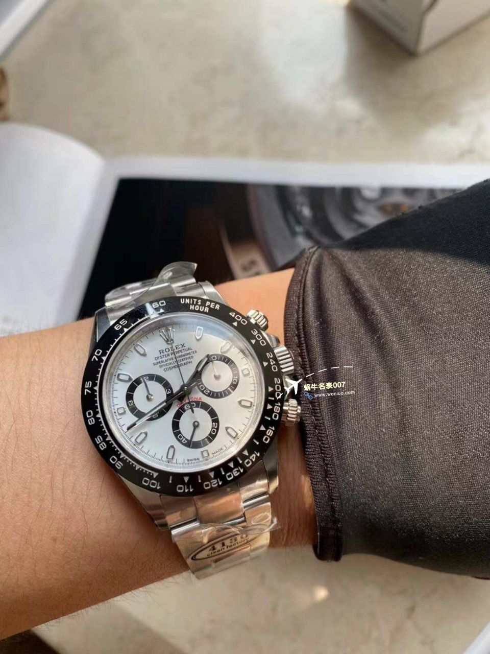 视频评测clean，C厂劳力士迪通拿熊猫迪m116500ln-0001 / R779