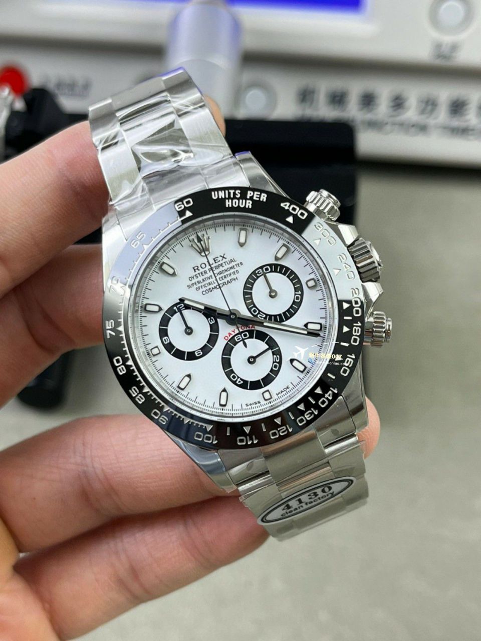 视频评测clean，C厂劳力士迪通拿熊猫迪m116500ln-0001 / R779