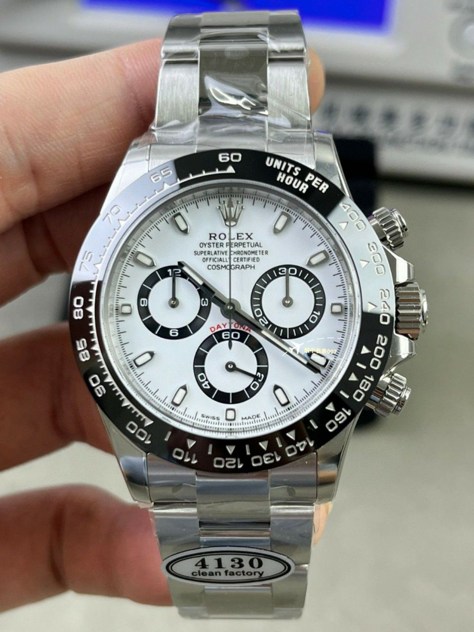 视频评测clean，C厂劳力士迪通拿熊猫迪m116500ln-0001 / R779