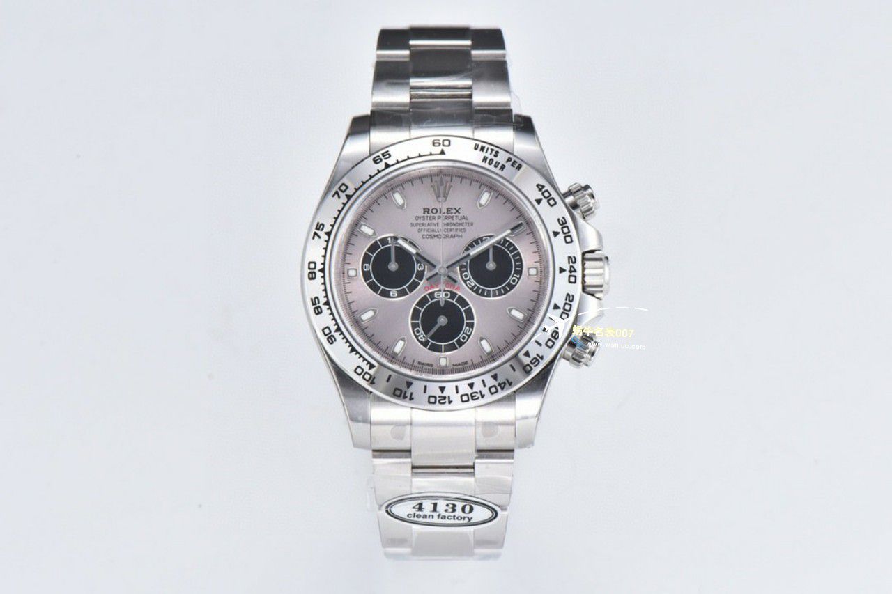 视频评测clean，C厂劳力士迪通拿熊猫迪m116500ln-0001 / R779