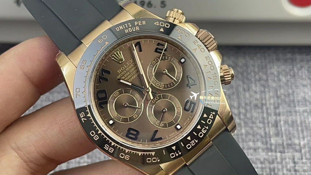 视频评测clean，C厂劳力士迪通拿熊猫迪m116500ln-0001 / R779