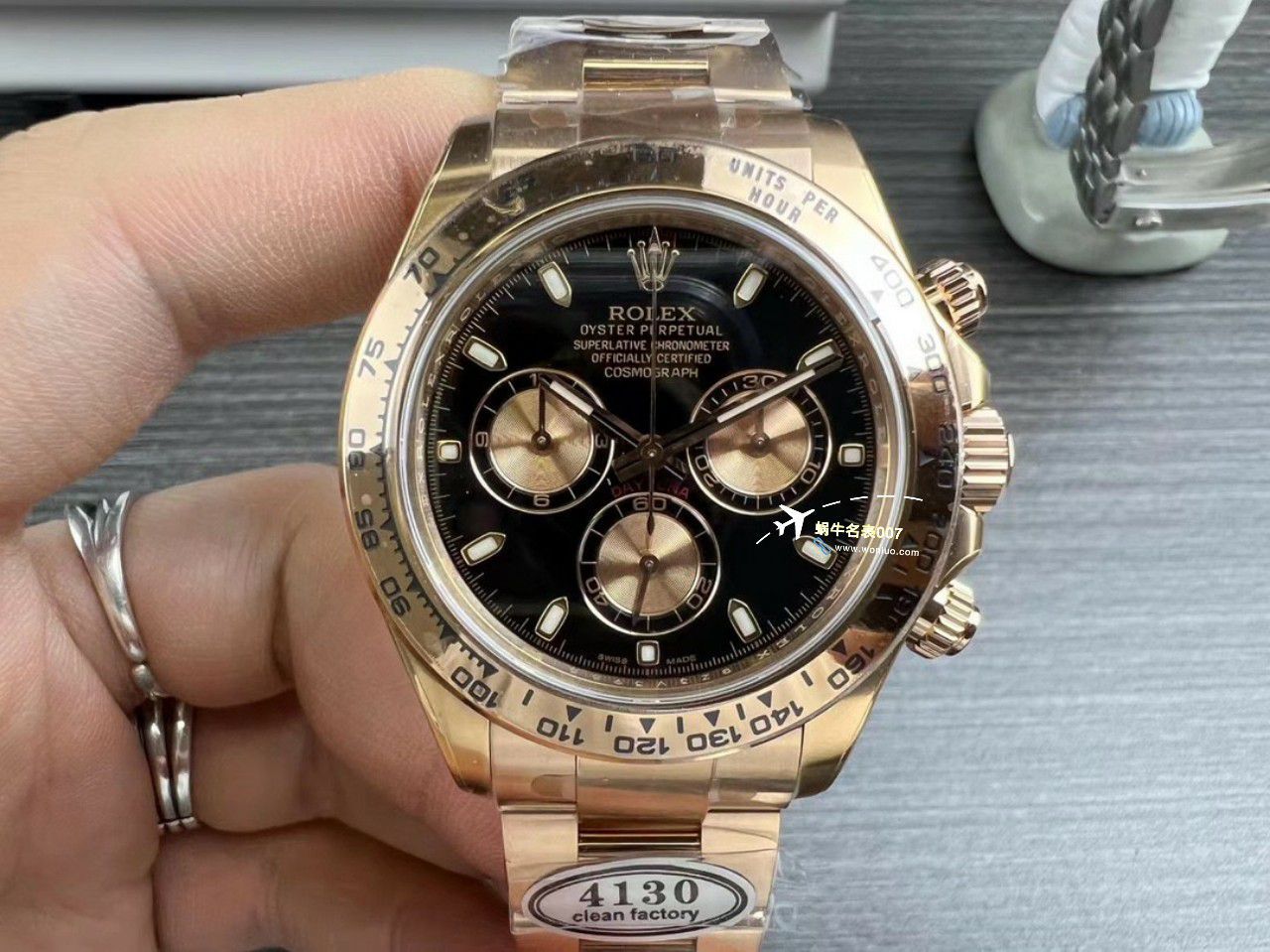 视频评测clean，C厂劳力士迪通拿熊猫迪m116500ln-0001 / R779