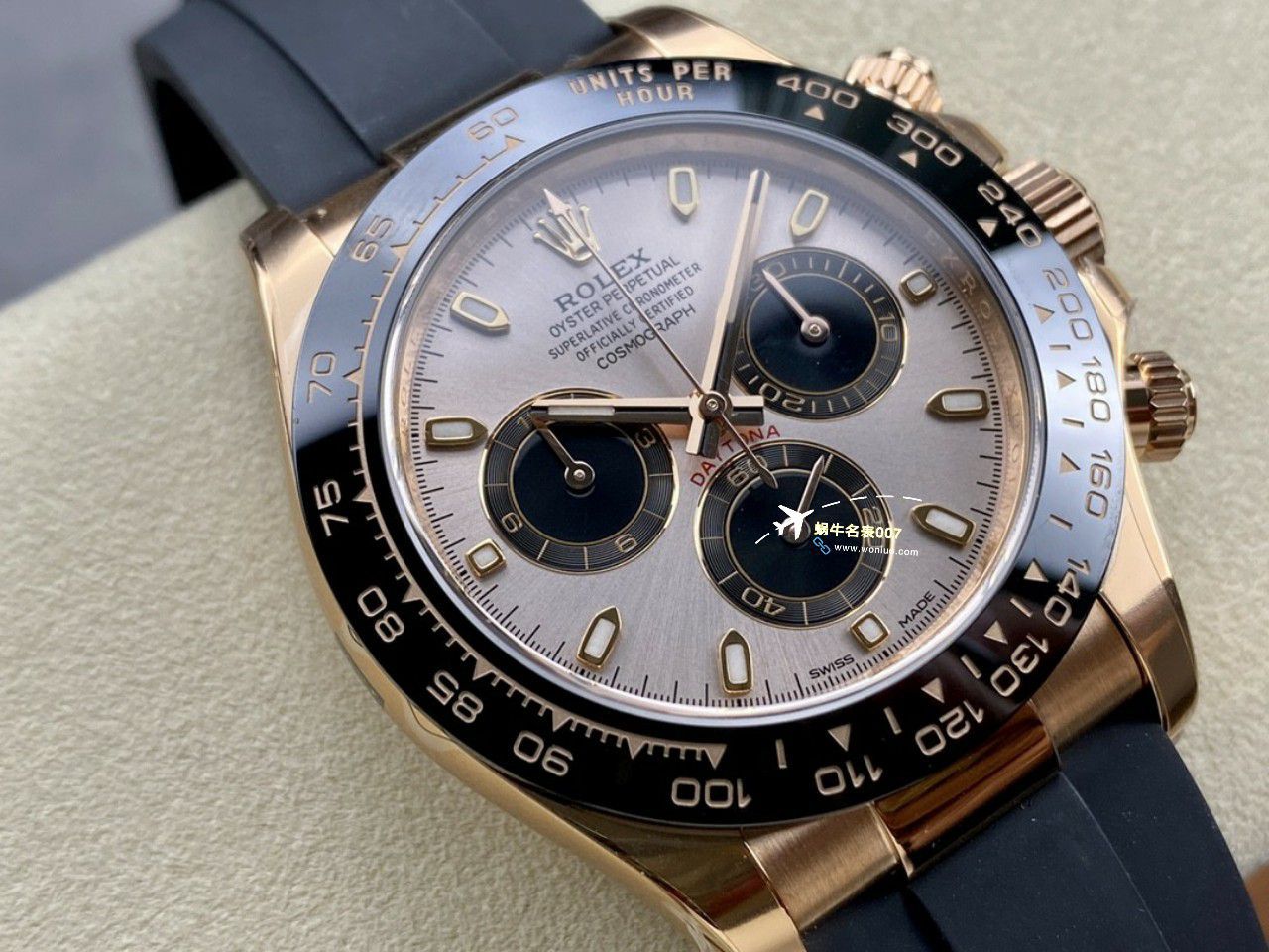 视频评测clean，C厂劳力士迪通拿熊猫迪m116500ln-0001 / R779