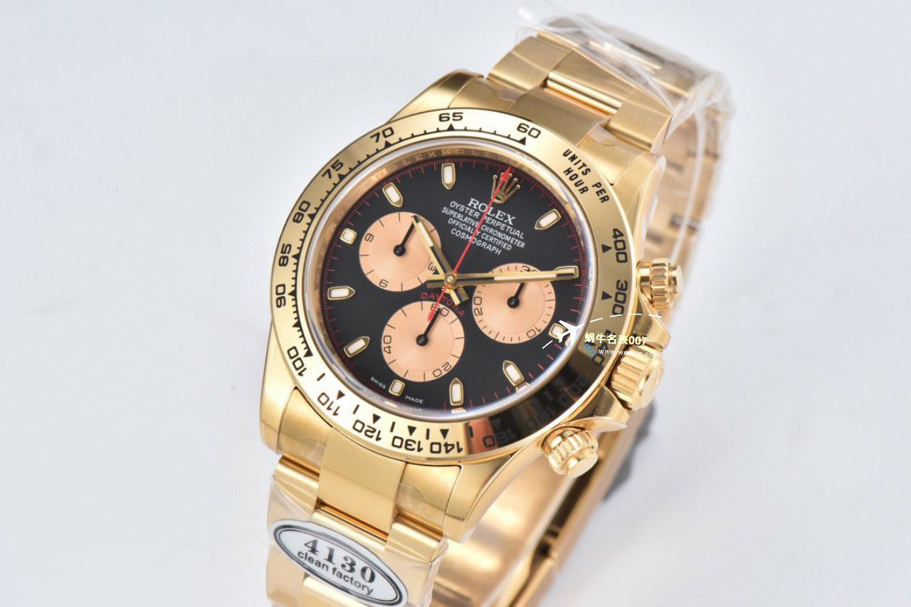 视频评测clean，C厂劳力士迪通拿熊猫迪m116500ln-0001 / R779