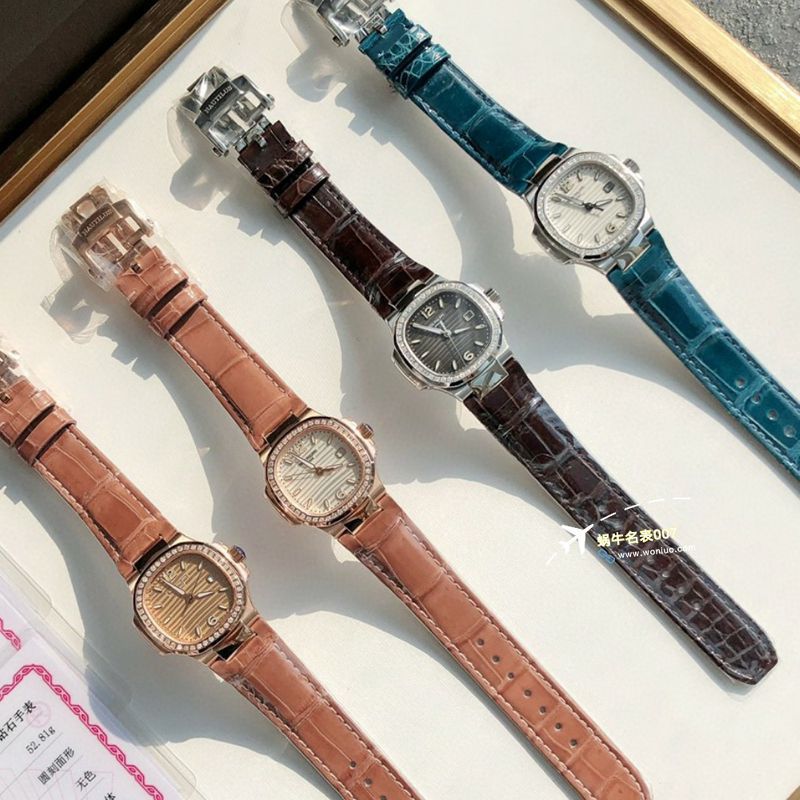 高端货百达翡丽鹦鹉螺女表7010R-012，7010R-011，7010G-001，7010G-010