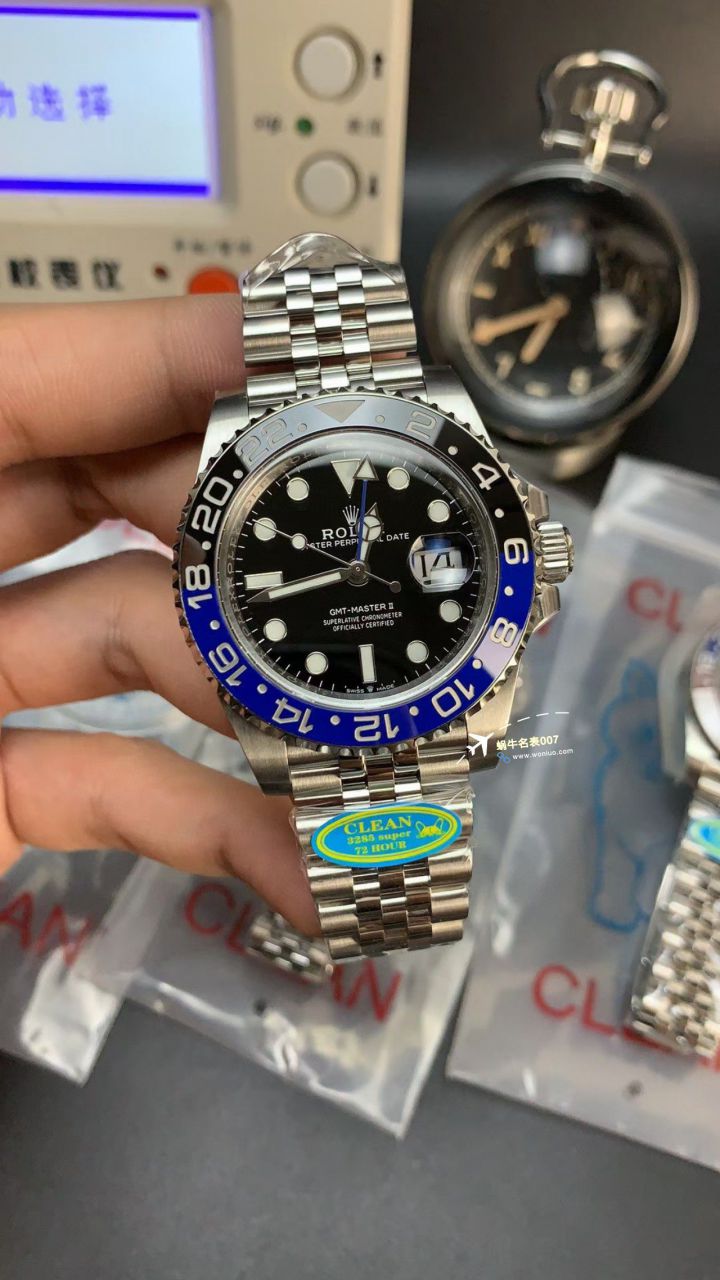 视频评测C厂clean劳力士格林尼治型可乐圈m126710blro-0001 / R780