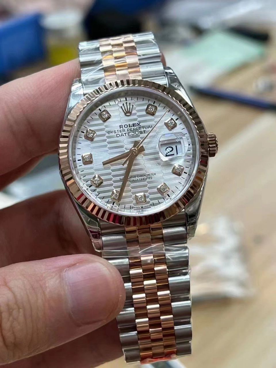 VS厂劳力士日志36毫米水波纹 / R796