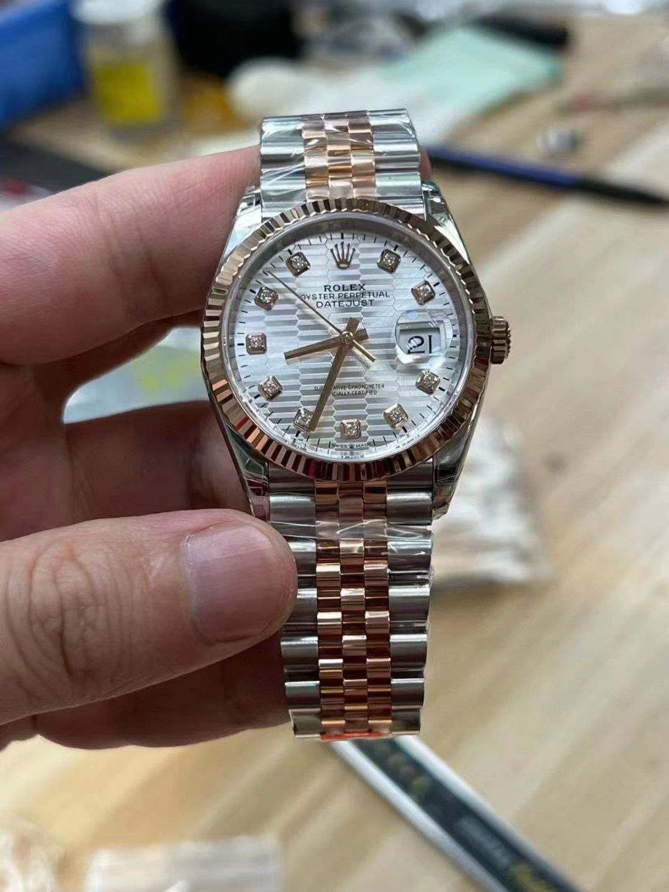 VS厂劳力士日志36毫米水波纹 / R796