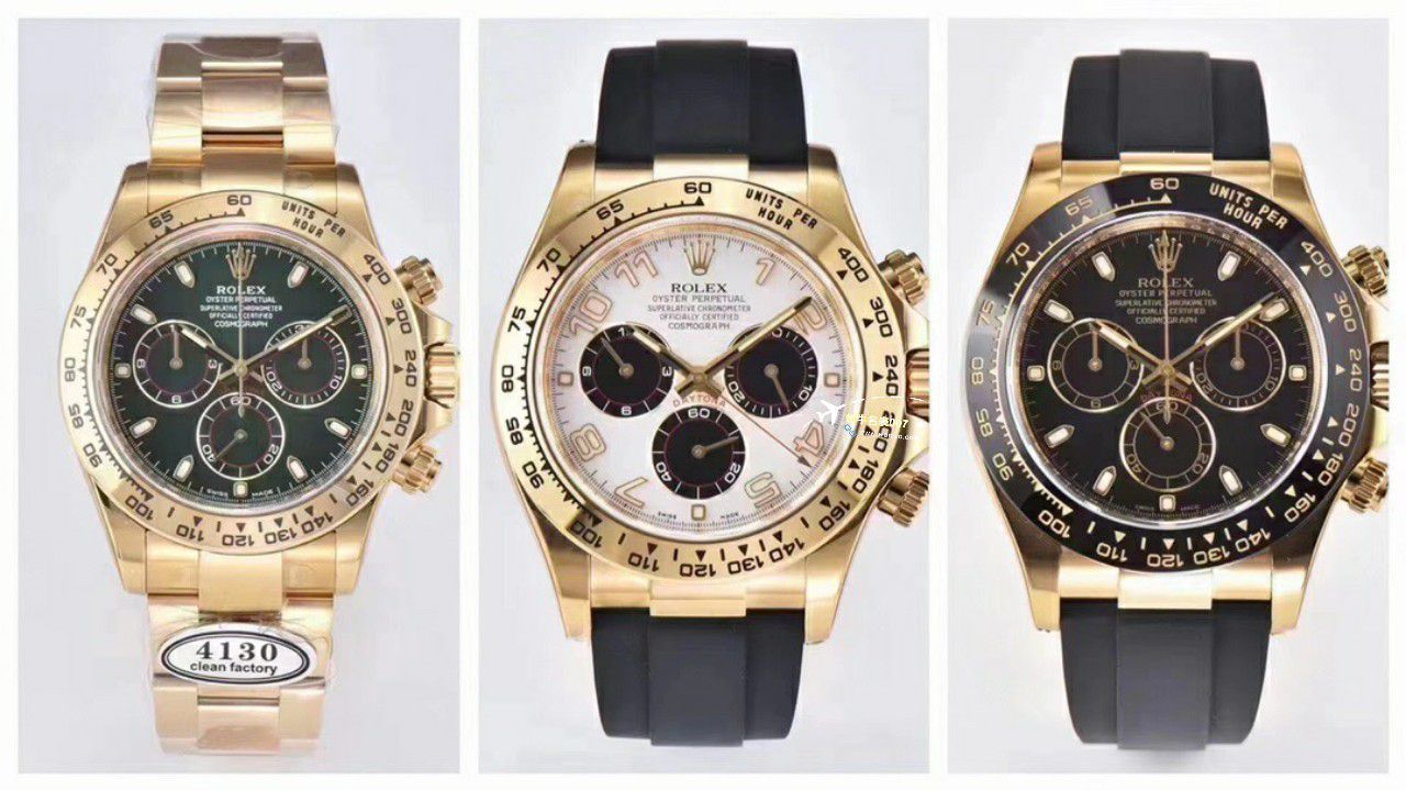 视频评测clean，C厂劳力士迪通拿熊猫迪m116500ln-0001 / R779