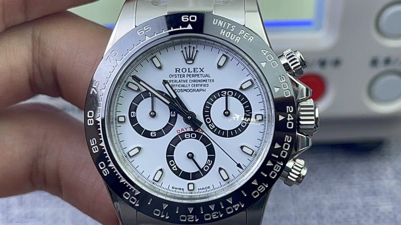 视频评测clean，C厂劳力士迪通拿熊猫迪m116500ln-0001 / R779