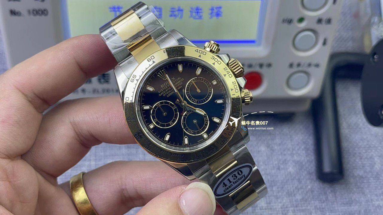 视频评测clean，C厂劳力士迪通拿熊猫迪m116500ln-0001 / R779