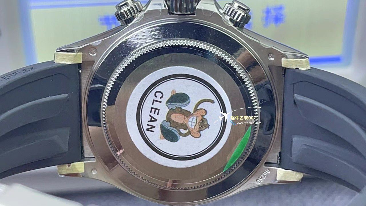 视频评测clean，C厂劳力士迪通拿熊猫迪m116500ln-0001 / R779